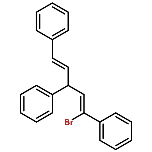 BENZENE, 1,1',1''-[(1Z,4E)-1-BROMO-1,4-PENTADIENE-1,3,5-TRIYL]TRIS-