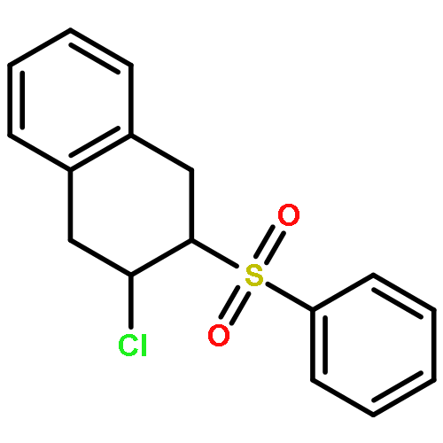 NAPHTHALENE, 2-CHLORO-1,2,3,4-TETRAHYDRO-3-(PHENYLSULFONYL)-