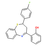 Phenol, 2-[2-(4-fluorophenyl)-2,3-dihydro-1,5-benzothiazepin-4-yl]-