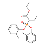 BUTANOIC ACID, 2-[BIS(2-METHYLPHENOXY)PHOSPHINYL]-, ETHYL ESTER