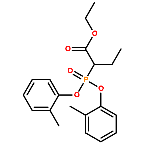 BUTANOIC ACID, 2-[BIS(2-METHYLPHENOXY)PHOSPHINYL]-, ETHYL ESTER