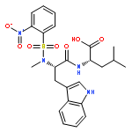 L-LEUCINE, N-METHYL-N-[(2-NITROPHENYL)SULFONYL]-L-TRYPTOPHYL-