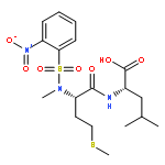 L-LEUCINE, N-METHYL-N-[(2-NITROPHENYL)SULFONYL]-L-METHIONYL-