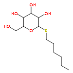 (2S,4S,5S)-2-hexylsulfanyl-6-(hydroxymethyl)oxane-3,4,5-triol