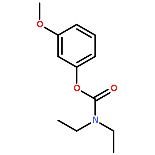 Carbamic acid, diethyl-, 3-methoxyphenyl ester