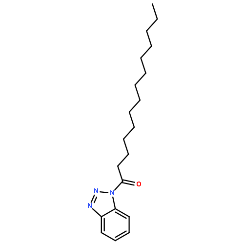 1H-BENZOTRIAZOLE, 1-(1-OXOTETRADECYL)-
