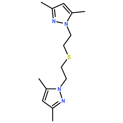 1H-Pyrazole, 1,1'-(thiodi-2,1-ethanediyl)bis[3,5-dimethyl-