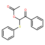 Ethanone, 2-(acetyloxy)-1-phenyl-2-(phenylthio)-