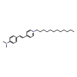 Pyridinium, 4-[2-[4-(dimethylamino)phenyl]ethenyl]-1-dodecyl-