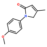 2H-PYRROL-2-ONE, 1,5-DIHYDRO-1-(4-METHOXYPHENYL)-4-METHYL-