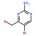 2-Pyrimidinamine, 5-bromo-4-(bromomethyl)-