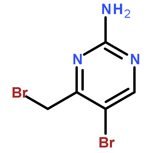 2-Pyrimidinamine, 5-bromo-4-(bromomethyl)-