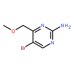 2-Pyrimidinamine, 5-bromo-4-(methoxymethyl)-