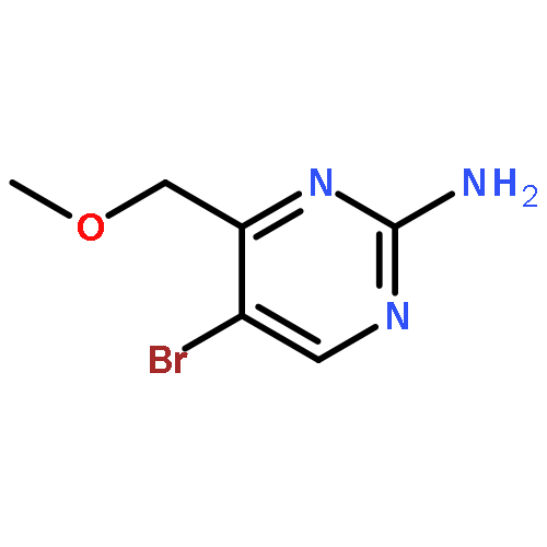 2-Pyrimidinamine, 5-bromo-4-(methoxymethyl)-