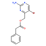 Benzeneacetic acid, (2-amino-5-bromo-4-pyrimidinyl)methyl ester