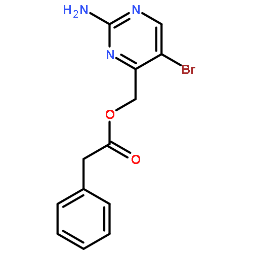 Benzeneacetic acid, (2-amino-5-bromo-4-pyrimidinyl)methyl ester