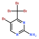 2-PYRIMIDINAMINE, 5-BROMO-4-(TRIBROMOMETHYL)-