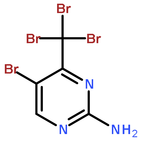 2-PYRIMIDINAMINE, 5-BROMO-4-(TRIBROMOMETHYL)-