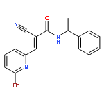 (S,E)-3-(6-Bromopyridin-2-yl)-2-cyano-N-(1-phenylethyl)acrylamide