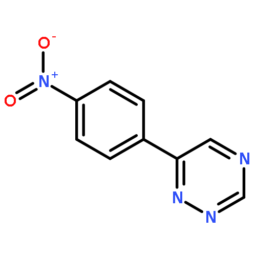 1,2,4-TRIAZINE, 6-(4-NITROPHENYL)-