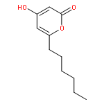 2H-Pyran-2-one, 6-hexyl-4-hydroxy-