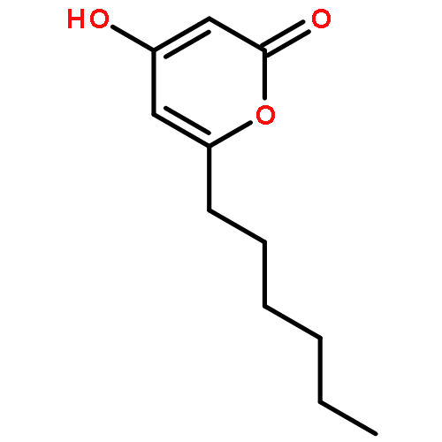 2H-Pyran-2-one, 6-hexyl-4-hydroxy-