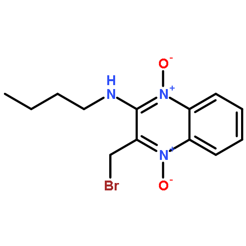 2-Quinoxalinamine, 3-(bromomethyl)-N-butyl-, 1,4-dioxide