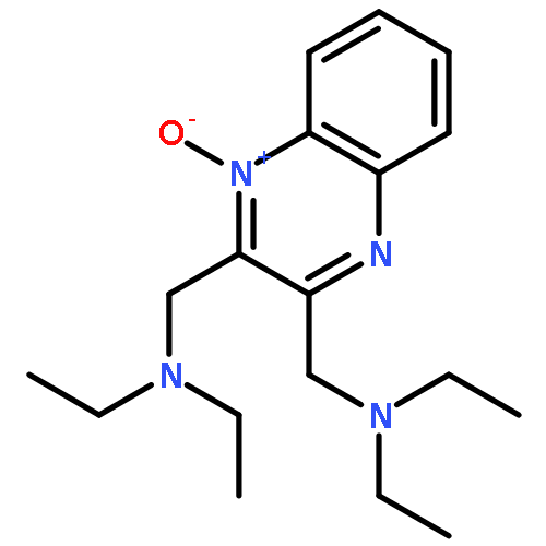 2,3-QUINOXALINEDIMETHANAMINE, N,N,N',N'-TETRAETHYL-, 1-OXIDE