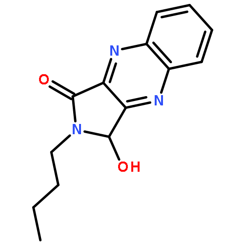 1H-Pyrrolo[3,4-b]quinoxalin-1-one, 2-butyl-2,3-dihydro-3-hydroxy-