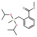 BENZOIC ACID, 2-[[METHYLBIS(1-METHYLETHOXY)SILYL]METHYL]-, METHYL ESTER