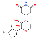 4-[5-hydroxy-6-(2-hydroxy-3-methyl-4-methylideneoxolan-2-yl)-1,3-dioxan-4-yl]piperidine-2,6-dione