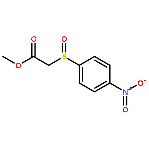 Acetic acid, [(4-nitrophenyl)sulfinyl]-, methyl ester