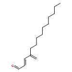 (2E)-4-methylidenetetradec-2-enal