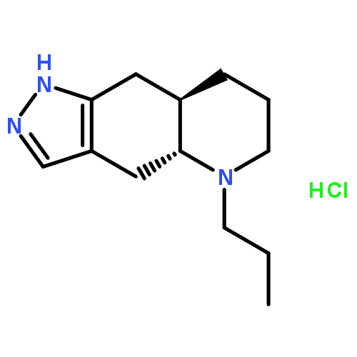 1H-Pyrazolo[3,4-g]quinoline,4,4a,5,6,7,8,8a,9-octahydro-5-propyl-, hydrochloride (1:1), (4aR,8aR)-