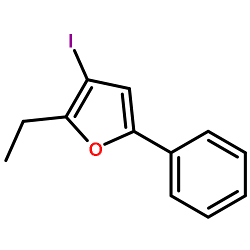 Furan, 2-ethyl-3-iodo-5-phenyl-