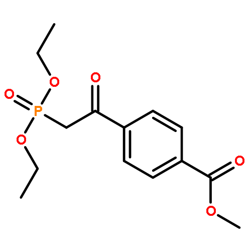 Benzoic acid, 4-[(diethoxyphosphinyl)acetyl]-, methyl ester