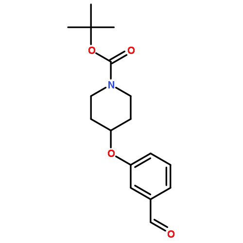 TERT-BUTYL 4-(3-FORMYLPHENOXY)PIPERIDINE-1-CARBOXYLATE