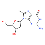 Guanosine, 2'-deoxy-8-methyl-