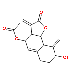 (3aR,4R,5Z,9S,11aS)-9-hydroxy-6-methyl-3,10-dimethylidene-2-oxo-2,3,3a,4,7,8,9,10,11,11a-decahydrocyclodeca[b]furan-4-yl acetate