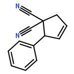 3-CYCLOPENTENE-1,1-DICARBONITRILE, 2-PHENYL-