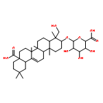 (3beta)-23,28-dihydroxy-28-oxoolean-12-en-3-yl beta-D-glucopyranosiduronic acid