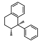 Naphthalene, 1,2,3,4-tetrahydro-1,2-dimethyl-1-phenyl-, (1R,2R)-rel-