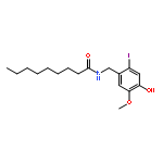 Nonanamide,N-[(4-hydroxy-2-iodo-5-methoxyphenyl)methyl]-