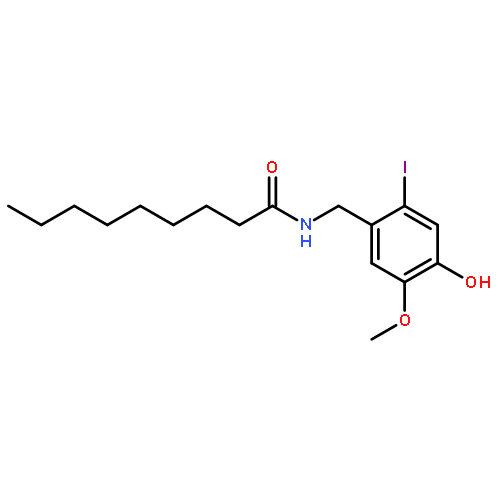 Nonanamide,N-[(4-hydroxy-2-iodo-5-methoxyphenyl)methyl]-