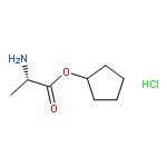 L-Alanine, cyclopentyl ester, hydrochloride