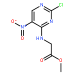 Methyl 2-((2-chloro-5-nitropyrimidin-4-yl)amino)acetate