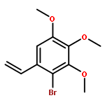 BENZENE, 2-BROMO-1-ETHENYL-3,4,5-TRIMETHOXY-