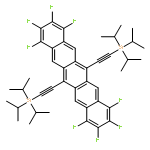 1,2,3,4,8,9,10,11-OCTAFLUORO-6,13-BIS[2-[TRIS(1-METHYLETHYL)SILYL]ETHYNYL]PENTACENE