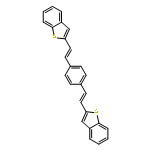 BENZO[B]THIOPHENE, 2,2'-(1,4-PHENYLENEDI-2,1-ETHENEDIYL)BIS-