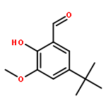 BENZALDEHYDE, 5-(1,1-DIMETHYLETHYL)-2-HYDROXY-3-METHOXY-